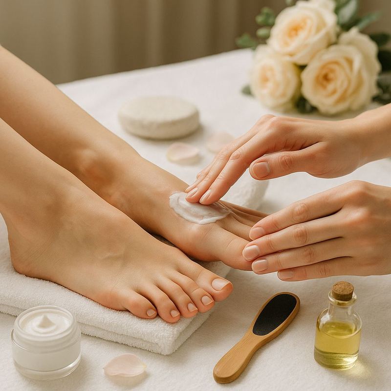 Couture manicure and pedicure at Laurance, DIFC Dubai