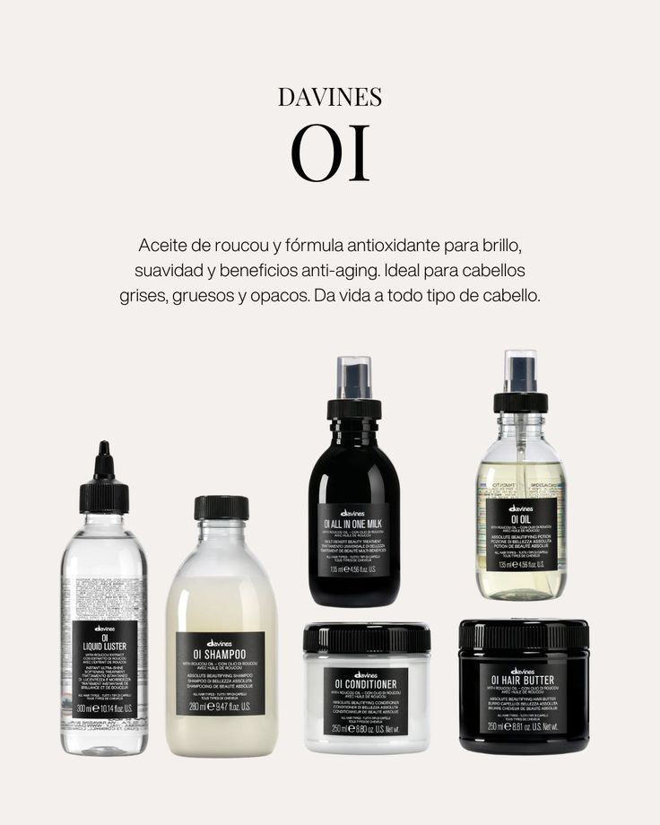 Davines OI treatment range at Laurance, DIFC Dubai