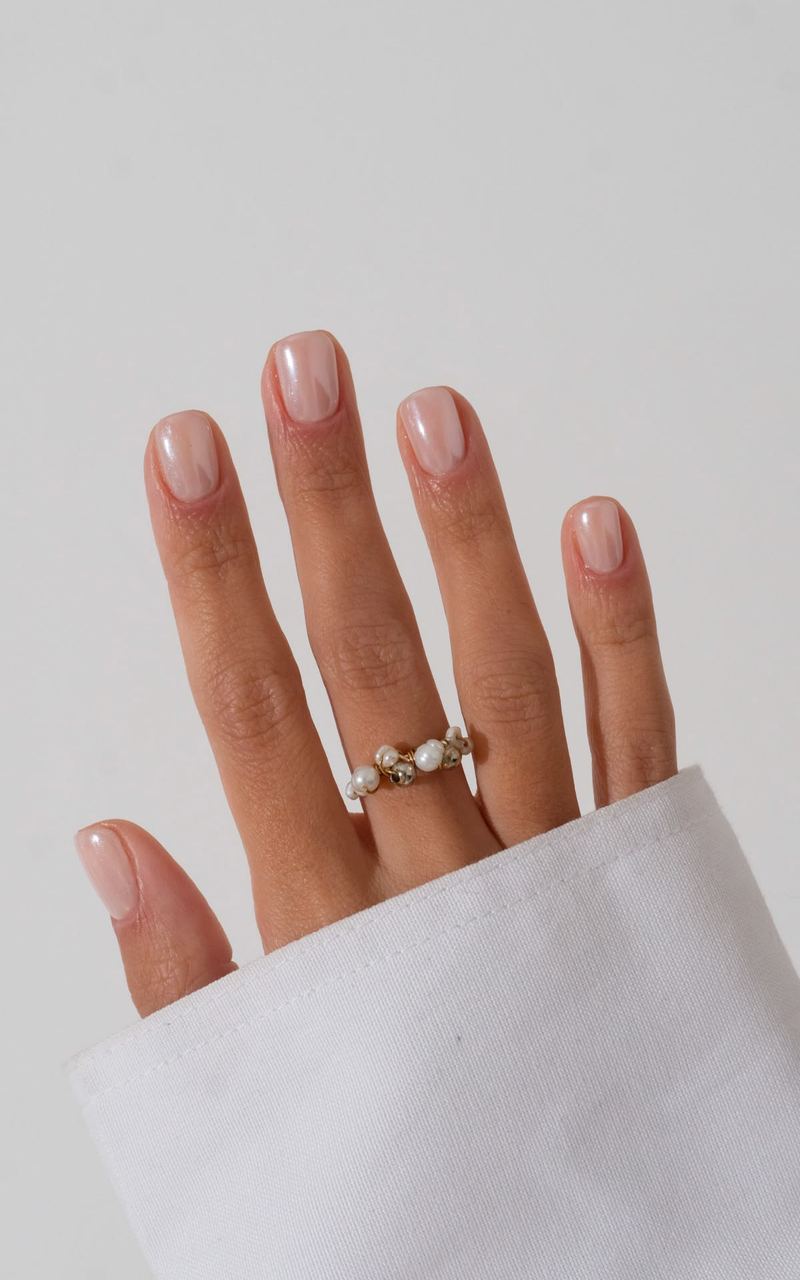 Dip powder manicure at Laurance, DIFC Dubai