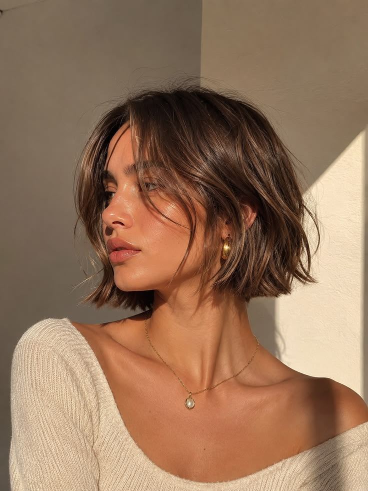 French bob ladies cut at Laurance, DIFC Dubai